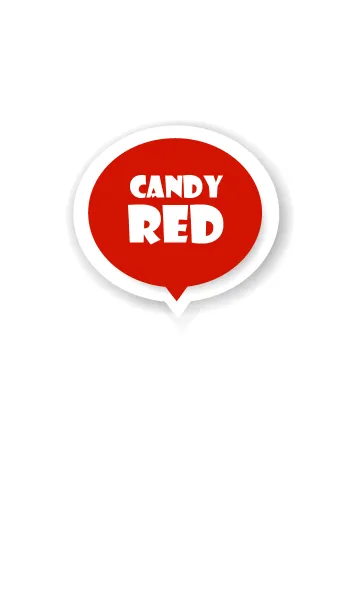 [LINE着せ替え] Candy Red Button In White V.4 (JP)の画像1