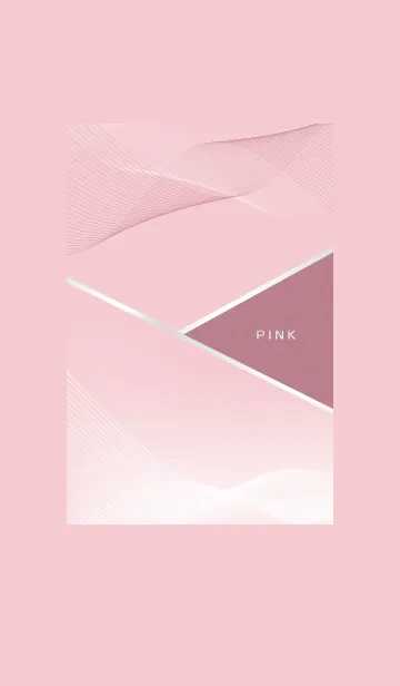 [LINE着せ替え] ～ピンク♥ライン～の画像1