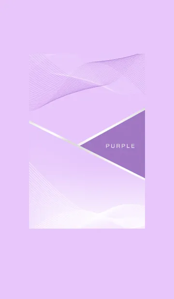 [LINE着せ替え] ～パープル2♥ライン～の画像1