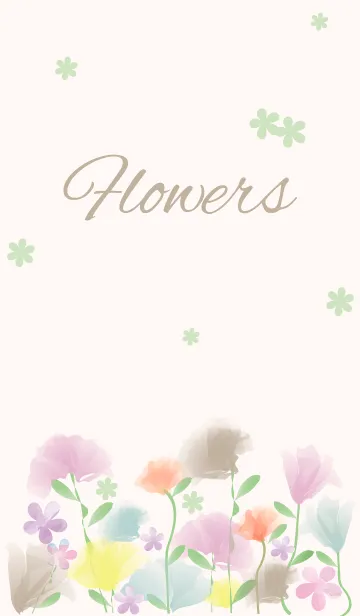 [LINE着せ替え] F l o w e r s - Pretty -の画像1