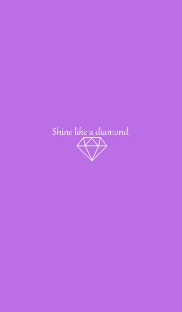 [LINE着せ替え] Shine like a diamond.の画像1