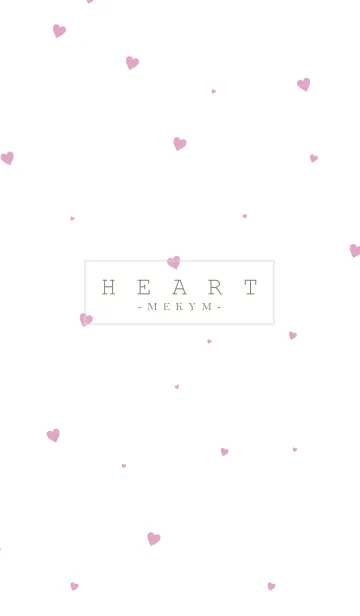 [LINE着せ替え] HEART-Pink MEKYMの画像1