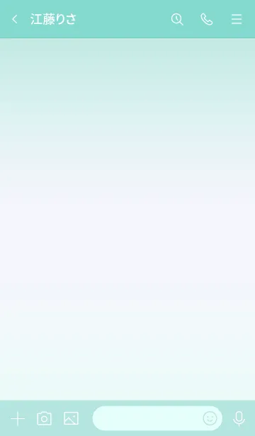 [LINE着せ替え] ～グリーン♥ライン～の画像3