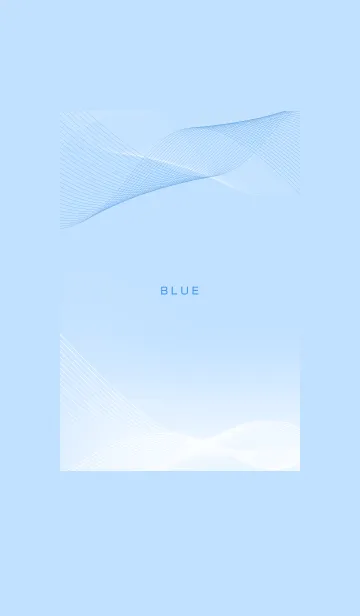 [LINE着せ替え] ～ブルー3♥ライン～の画像1