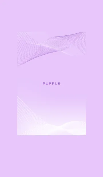 [LINE着せ替え] ～パープル5♥ライン～の画像1