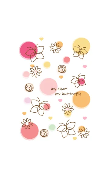 [LINE着せ替え] Fancy butterfly 3の画像1