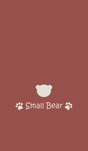 [LINE着せ替え] Small Bear *AZUKI*の画像1