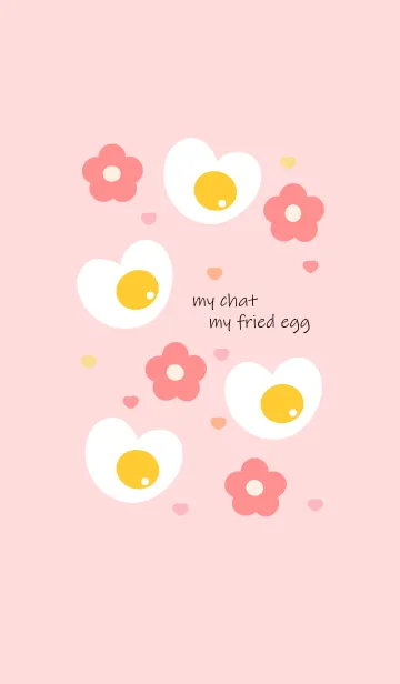 [LINE着せ替え] Heart fried egg 7 :)の画像1