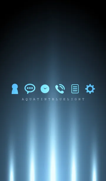 [LINE着せ替え] AQUATINT BLUE LIGHT 2の画像1