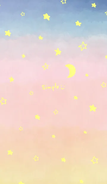 [LINE着せ替え] 空が綺麗、星がキラキラしてる。20の画像1