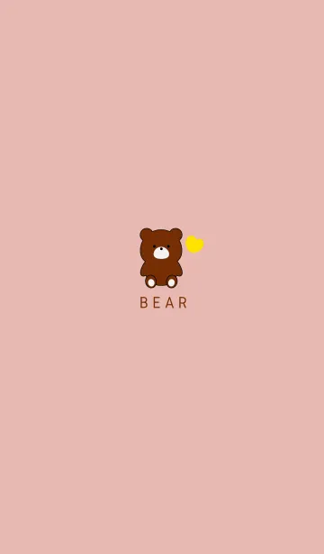 [LINE着せ替え] BEAR & HEART 5の画像1