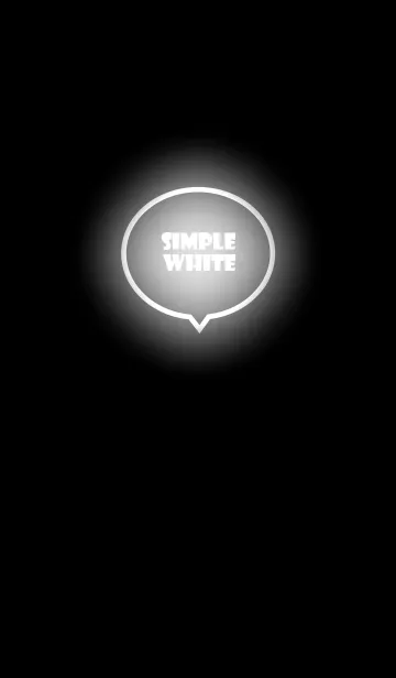 [LINE着せ替え] White Neon Theme Vr.1 (JP)の画像1