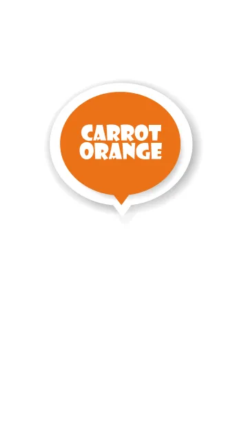 [LINE着せ替え] Carrot Orange Button In White V.4 (JP)の画像1