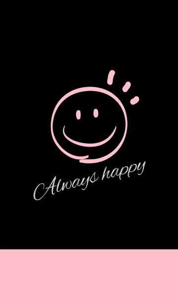 [LINE着せ替え] Always happy -Pink 2-の画像1