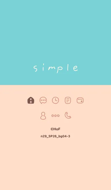 [LINE着せ替え] n29.26_ベージュ4-3の画像1