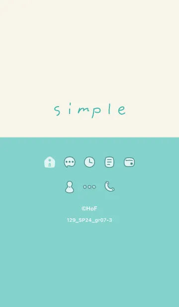 [LINE着せ替え] 129.24_グリーン7-3の画像1