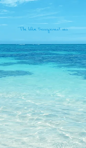 The blue transparent sea 5の着せ替えメイン画像