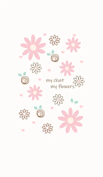 [LINE着せ替え] Fairy tale flowers 9の画像1