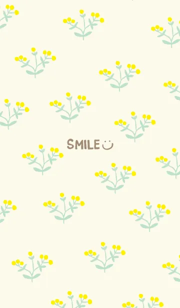 [LINE着せ替え] 黄色い可愛いお花21の画像1