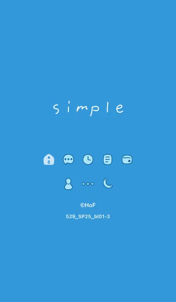 [LINE着せ替え] 529.25_ブルー1-3の画像1