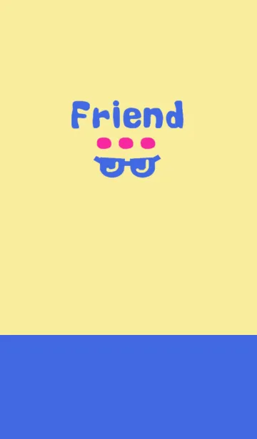 [LINE着せ替え] シンプルな友達着せかえの画像1