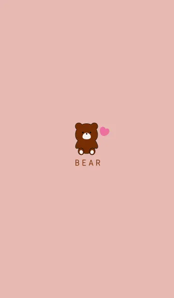 [LINE着せ替え] BEAR & HEART 6の画像1
