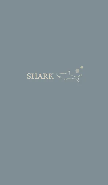 [LINE着せ替え] SHARK -vintage blue-の画像1