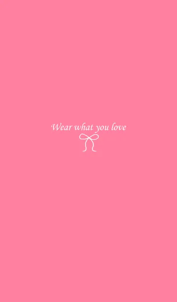 [LINE着せ替え] Wear what you loveの画像1