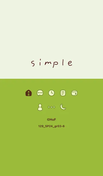 [LINE着せ替え] 129.24_グリーン3-6の画像1