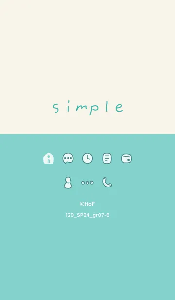 [LINE着せ替え] 129.24_グリーン7-6の画像1