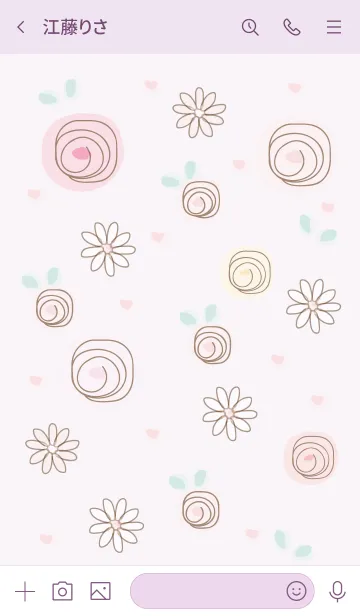 [LINE着せ替え] Colorful roses 10 :)の画像3