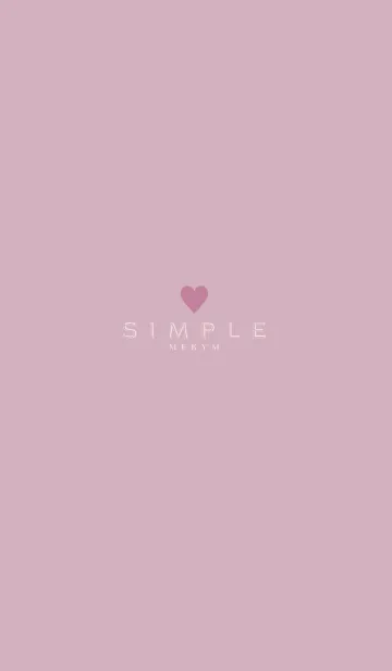 [LINE着せ替え] DUSKY PINK.SIMPLE 7の画像1