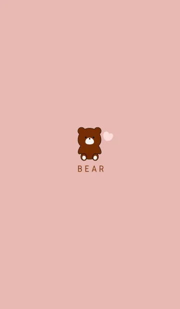 [LINE着せ替え] BEAR & HEART 7の画像1