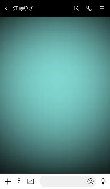 [LINE着せ替え] Tiffany Blue Neon Theme Vr.1 (JP)の画像3