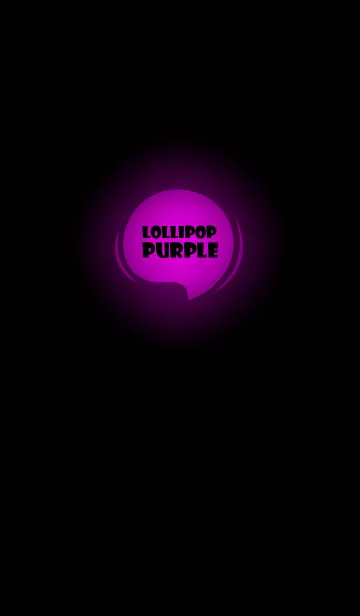 [LINE着せ替え] Lollipop Purple In Black Vr.7 (JP)の画像1