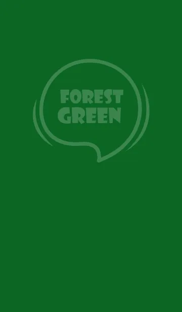 [LINE着せ替え] Love Forest Green Theme Vr.7 (JP)の画像1