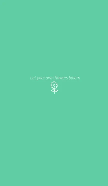 [LINE着せ替え] Let your own flowers bloomの画像1