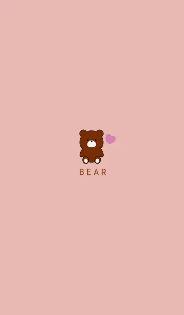 [LINE着せ替え] BEAR & HEART 8の画像1