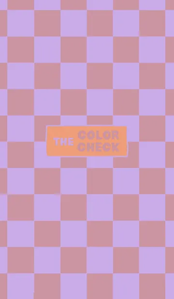 [LINE着せ替え] ザ カラー チェック 09の画像1