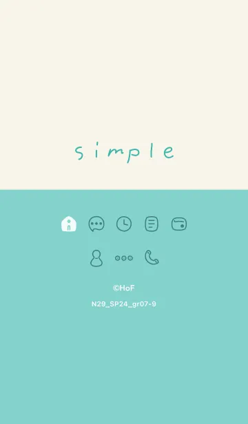 [LINE着せ替え] N29.24_グリーン7-9の画像1