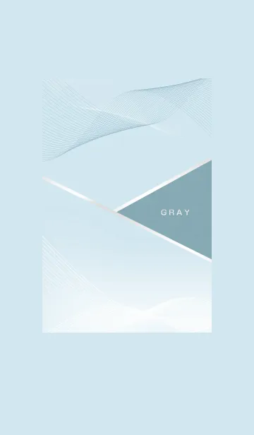 [LINE着せ替え] ～グレー♥ライン～の画像1