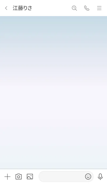 [LINE着せ替え] ～グレー♥ライン～の画像3