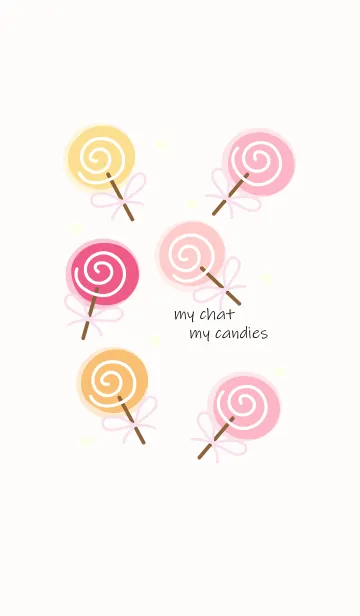 [LINE着せ替え] Sweet candies 10 :)の画像1