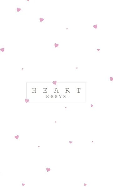 [LINE着せ替え] HEART-Pink MEKYM 3の画像1