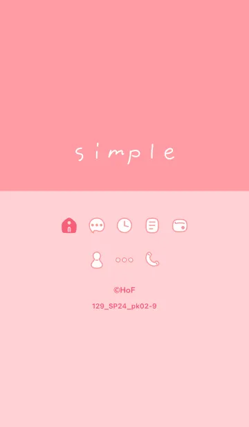 [LINE着せ替え] 129.24_ピンク2-9の画像1