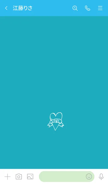 [LINE着せ替え] ミニ ラブ ハート 34の画像3