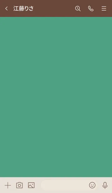 [LINE着せ替え] n30_08_グリーン ブラウン2-3の画像3