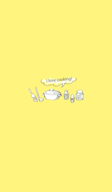 [LINE着せ替え] Love cookingの画像1