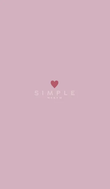 [LINE着せ替え] DUSKY PINK.SIMPLE 8の画像1