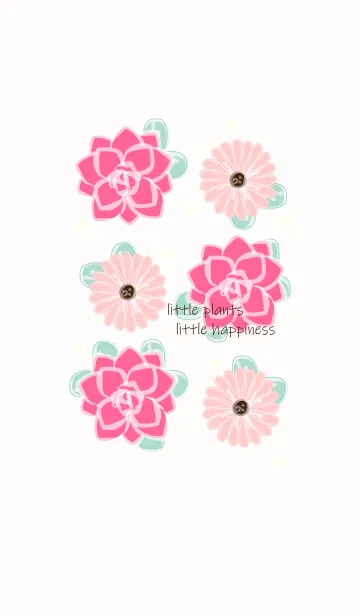 [LINE着せ替え] Pink succulent 5 :)の画像1